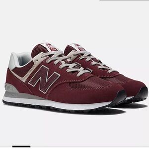 Brand New Men New Balance 574 Classics Red White